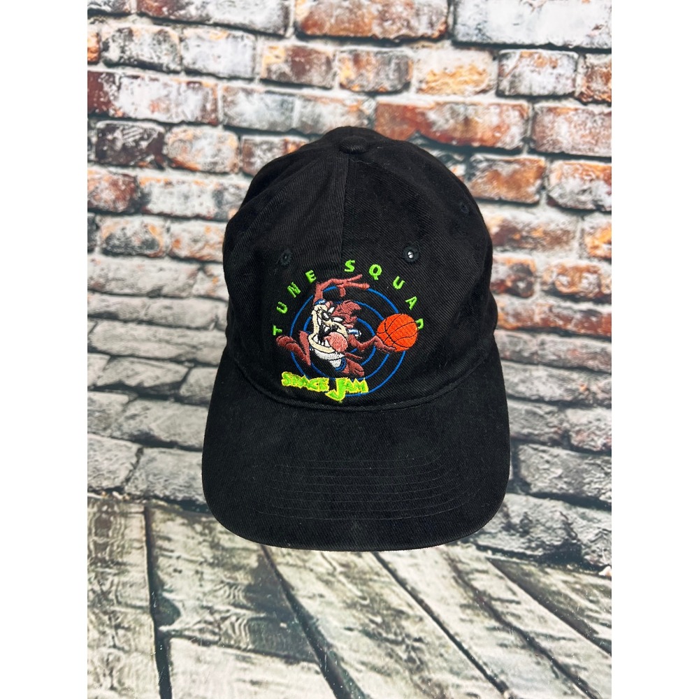 Space Jam Tune Squad Hat Warner Bros Taz Basketball‎ Cap 1996 OSFA